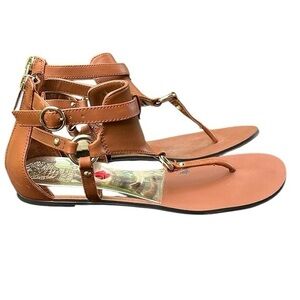 Vince Camuto Arentha Cognac Sandals, brown, size 6 women’s
